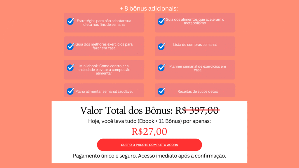 emagrecimento sem sofrimento